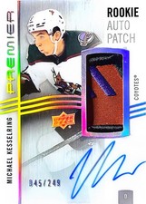 Michael Kesselring Premier Rookie Auto Patch 8/249. #AR-KE 3 Color patch