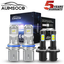 For 1998-2004 Ford Mustang Coupeconvertible 6500k Led Headlight Fog Light Bulbs