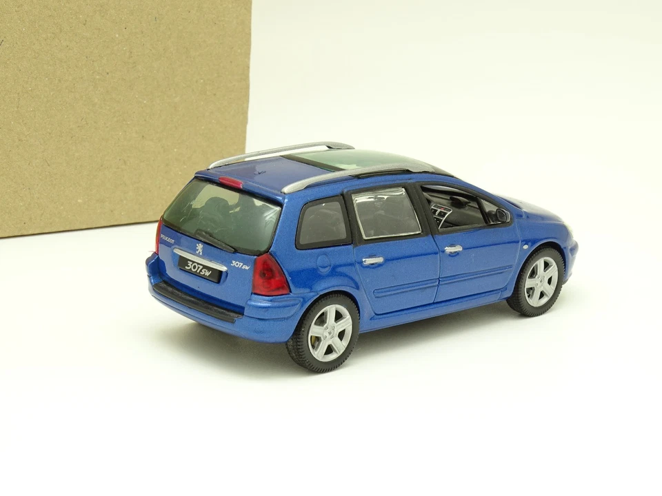 Norev SB 1/43 - Peugeot 307 SW Break Bleue - Photo 2/2