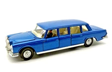Dinky Toys Mercedes-Benz 600 128 Blue Pullman Limo Mint