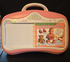 Leap Frog Little Touch Baby Leap Pad Learning Pink System W Book Tested Works