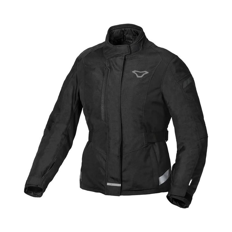 Blouson Macna Nivala Lady pour femme | Veste moto textile étanche et chaude noire