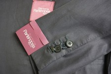 Sartoria Partenopea Blue Herringbone Cotton Sport Coat Jacket Sz 36R 46EU NEW