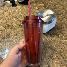 2 Smart Planet ECO Infusor Cup Red With Flavor Infusing Compartment 19FL.Oz. NIB