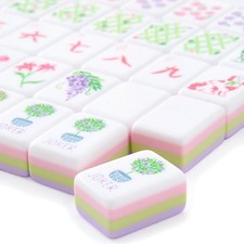 Luxury Layered American Mahjong Tiles Pastel ...