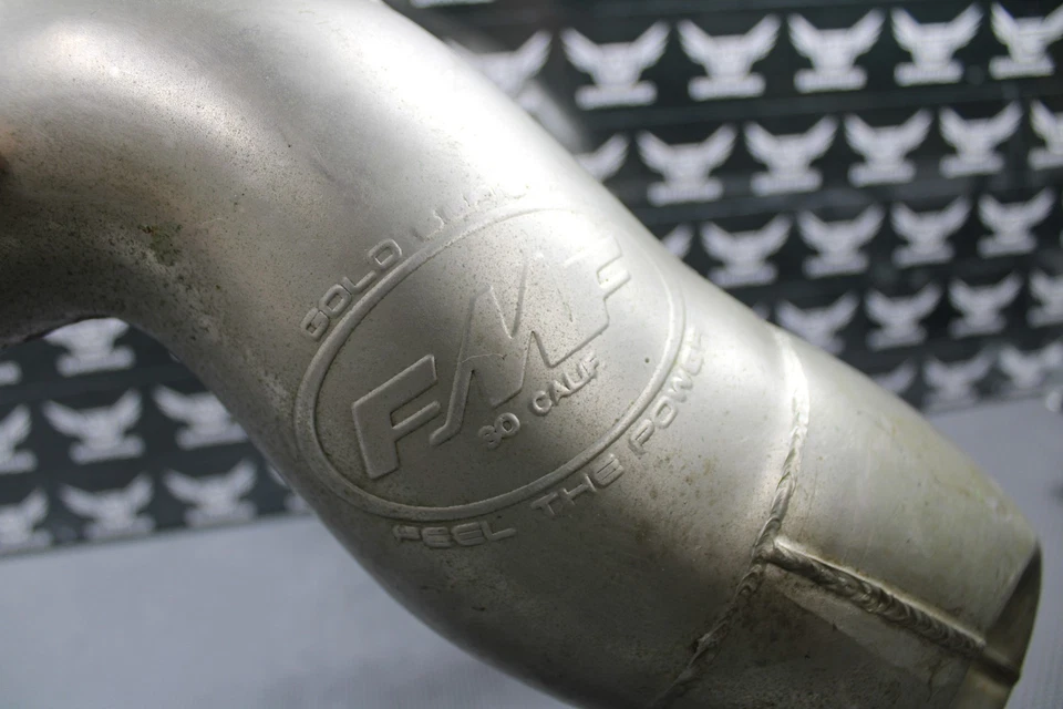 Cabezal de cámara tubo de escape graso Kawasaki KX500 FMF 1988-2004 serie Gold Foto 4 de 4