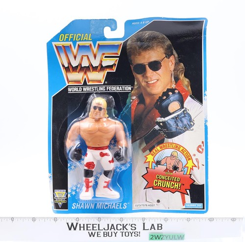 Shawn Michaels Blue Card WWF Wrestling 1994 Hasbro...