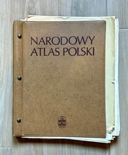 Poland Map Atlas Cold War 1970s