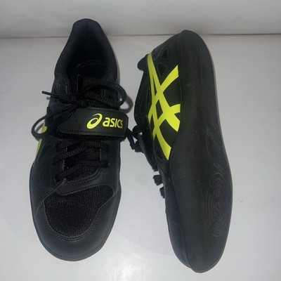 Size 8.5 - Asics Hyper Throw 3 Black Safety Yellow