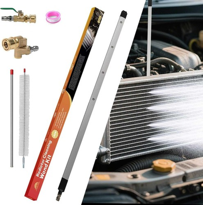 #ad 24quot; Radiator Cleaning Wand 4500 PSI Pressure Washer Tool With 25° Fan Nozzles $78.76