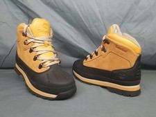 Timberland Boys Euro Hiker Shell Toe Boot Waterproof Wheat Size 5 NEW IN BOX 