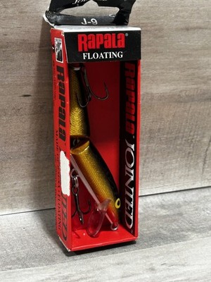 A+ Vtg Rapala Jointed Minnow J-9 (3 3/8) Ireland Crankbait Plug~Tackle