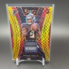 2024 Select Michael Penix Jr. RC Draft Selections Laundry Tag Patch Gold RC /10