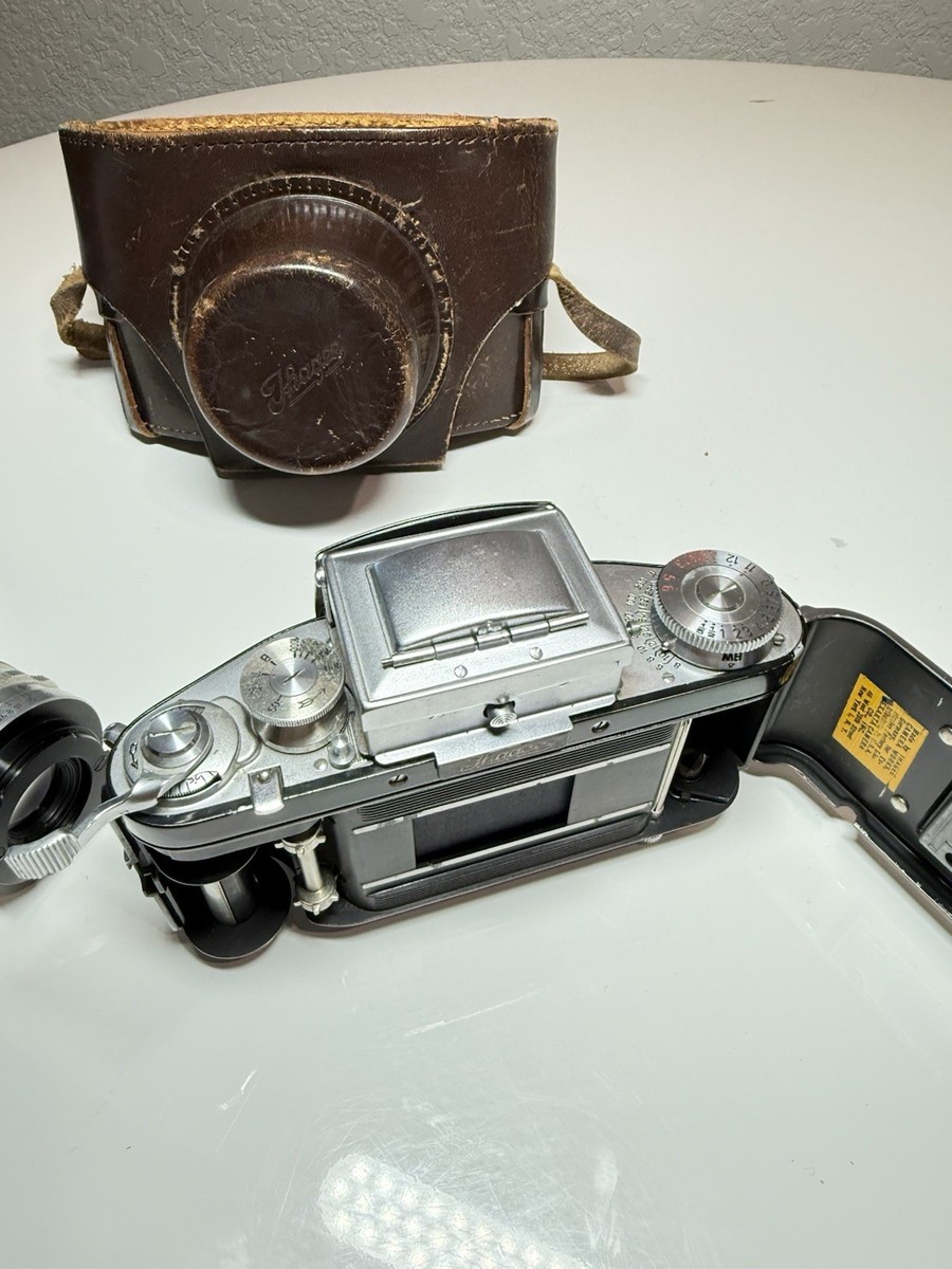 フィルムカメラ exakta vx jhagee dresden Exakta Jhagee Dresden VX Vintage Camera 50mm Carl Zeiss 1:2