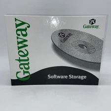 Gateway CD Storage w/ Variety Of CD’S Games Print master 15 CD-ROM EUC