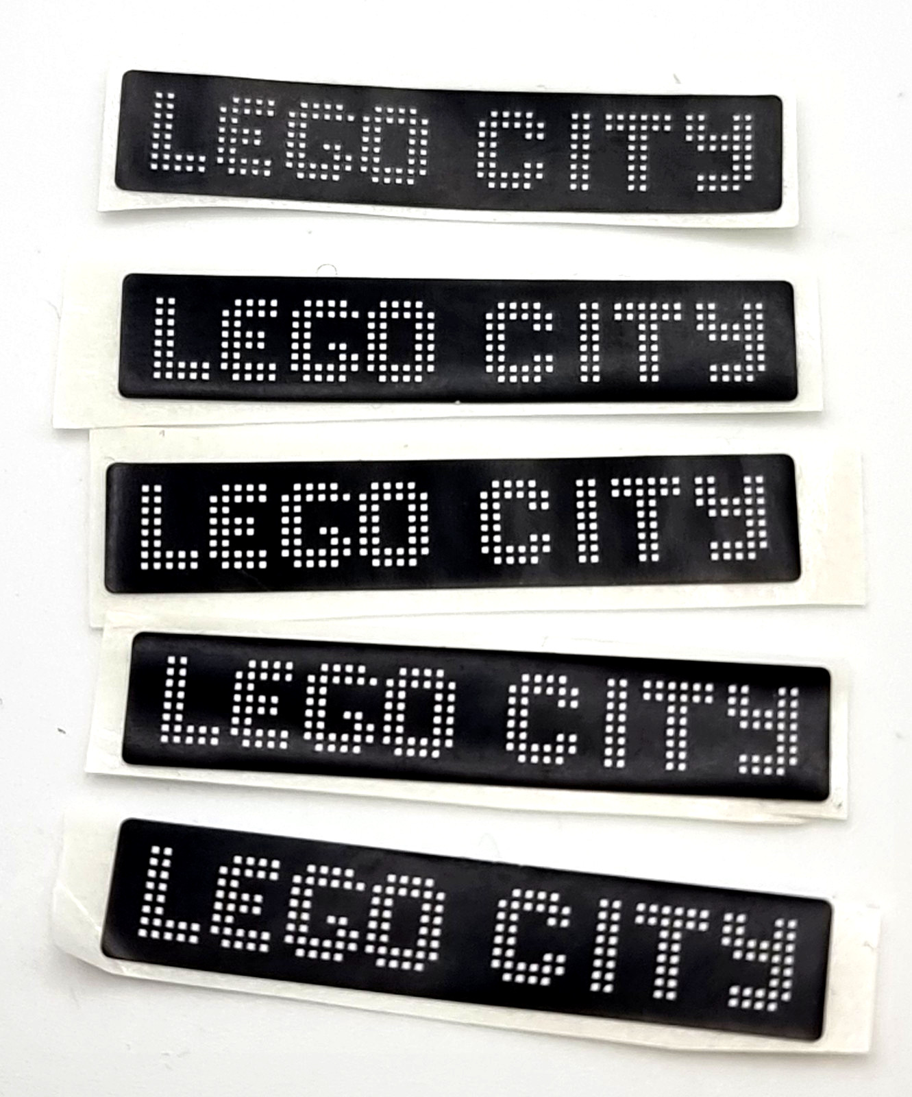 Наклейка LEGO City 1x4 Aufkleber 5 Stck 1490₽