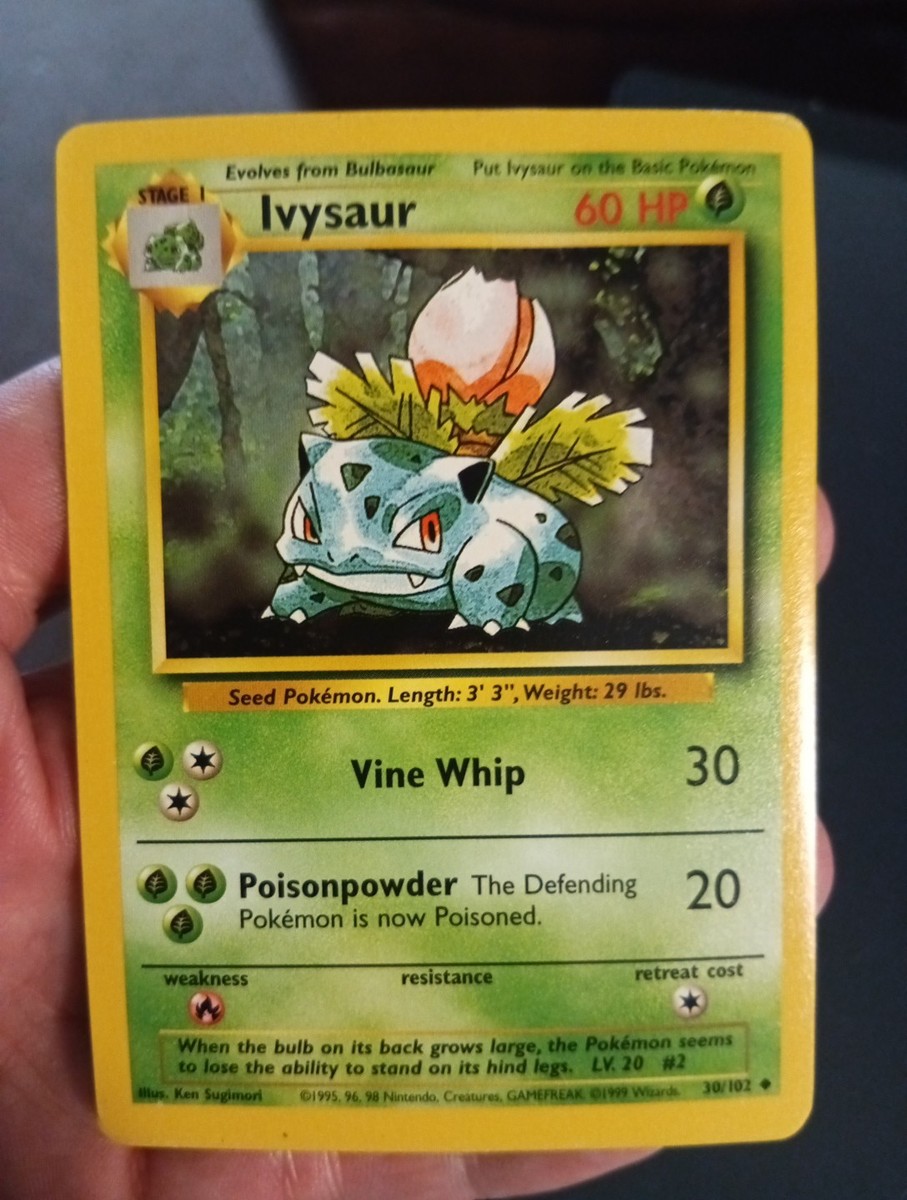 Ivysaur 030/102 Base Set (Shadowless) Regular for sale online | eBay