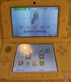Nintendo 3DS XL Handheld System Lot Pink & Blue Consoles w/ Case USB Cable