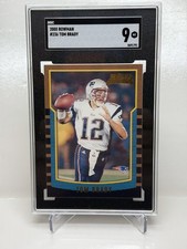 Tom Brady 2000 Bowman #236 ROOKIE SGC 9 MINT 🐐