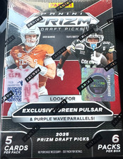 2025 Panini Prizm Draft Picks *NCAA Football Trading Cards* *Blaster Box*