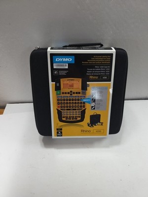 Dymo Rhino 4200 Case Kit All-purpose Labeling Tool 19MM 3/4'' Bundle