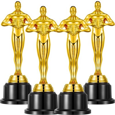 10'' Gold Award Trophy,4 Pack Gold Award Statues,Trophy for Award Ceremony,Ce...