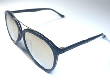 NEW DKNY Donna Karan New York Black Gold Aviator Sunglasses DO507S Case