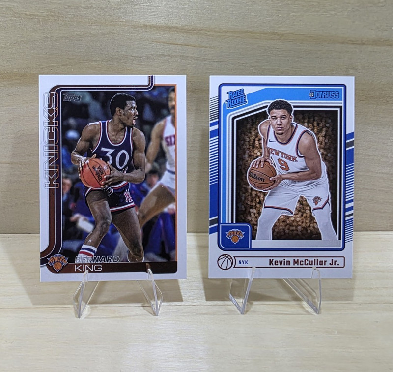 Topps/Panini Donruss Knicks NBA 2-Card Lot King McCullar Rated Rookie