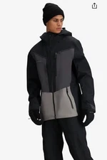 Obermeyer Men's Foraker Shell Jacket Size Medium Color Black Retail:$429.00