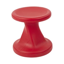 Twist Wobble Stool, 14in Seat Height, Active Seating, Red