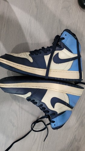 Air Jordan 1 Retro High OG Obsidian Navy Blue White UNC Gr. 6Y No Box 575441-140 - Bild 7 von 12