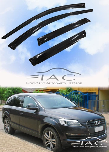 For Audi Q7 05-15 out channel Window Visor Vent Sun Shade Rain Guard Door Visor