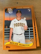 3x ADRIAN MOREJON 2020 Topps Baseball BASE LOT (2002 style) #273
