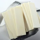 4PCS  Cattle Bone Knife Handle Scales Slabs DIY Making Supply Material USA TOS