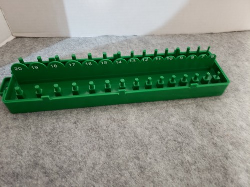 Organizador de herramientas verde bandeja de enchufe magnética - Imagen 3 de 5