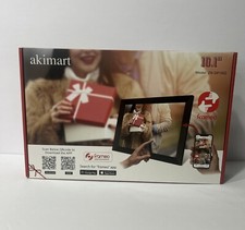 32GB FRAMEO 10.1  WiFi Digital Picture Frame 1280x800 HD IPS Touch Screen. New