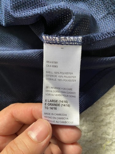 Camiseta deportiva de manga corta azul juvenil de los Seattle Seahawks #12 para fanáticos de la NFL Team Apparel talla XL - Imagen 6 de 7