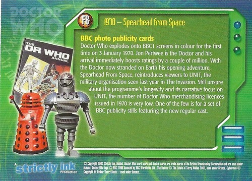 DOCTOR WHO DEFINITIVE SERIES 3 FOIL CARD F1 TO F14 CHOOSE STRICTLY INK - Picture 36 of 56