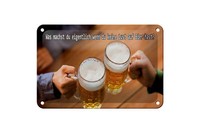Blechschild Spruch 18X12 Cm Bier Wenn Du Keine Lust Hast Deko Schild