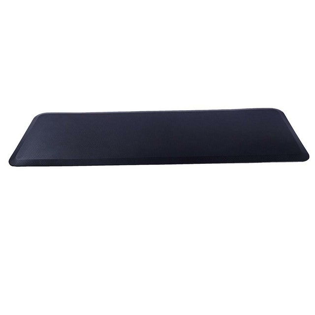 Beauty Salon Rectangle Anti Fatigue Mat Black Non Slip Comfort