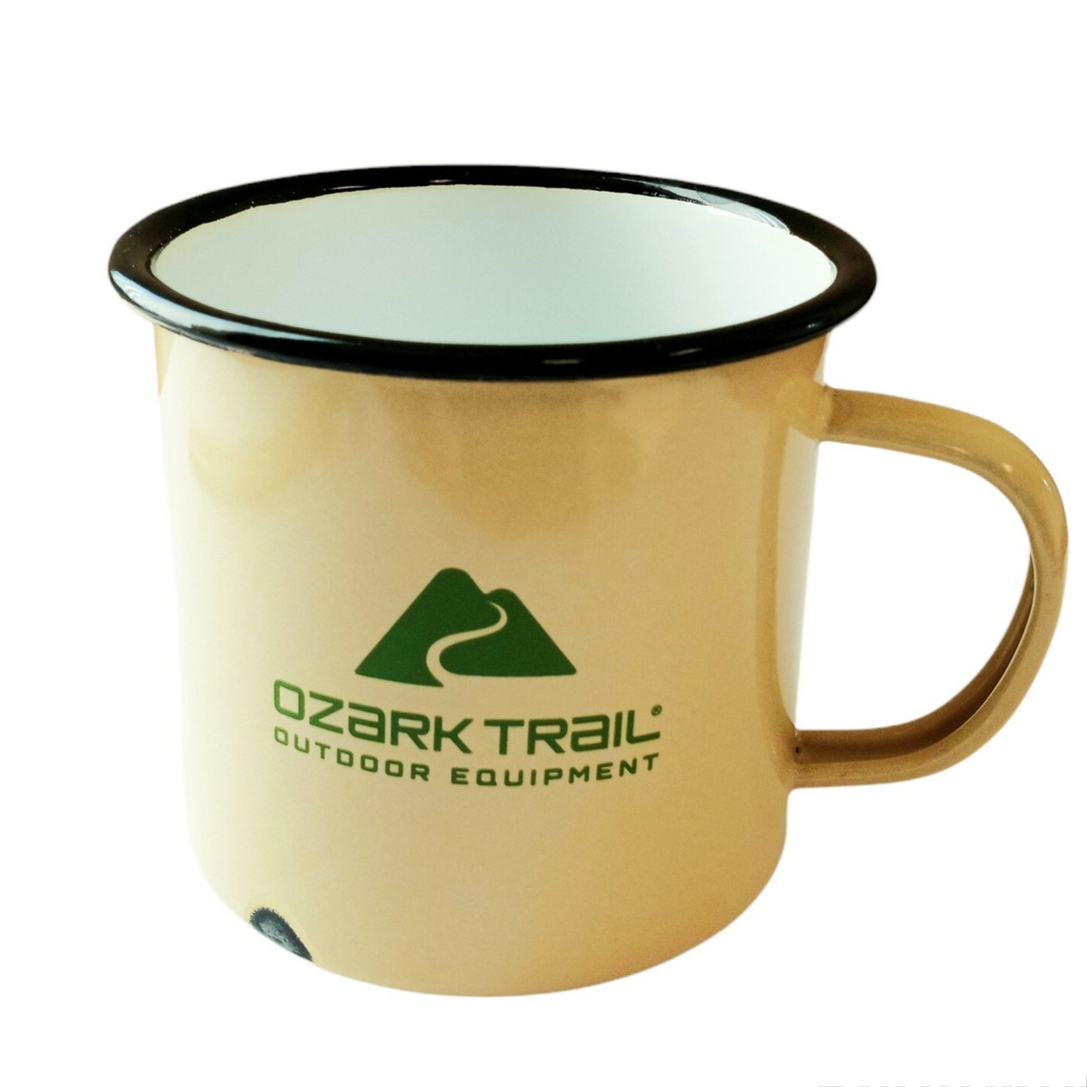 Ozark Trail Coffee Mug Enameled Finish Carbon Steel 17 Ounce