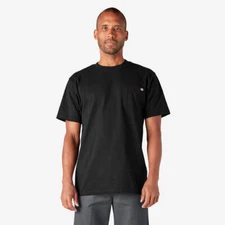  Dickies Short Sleeve Heavyweight Pocket Tee.  Dickies Pocket T WS450 BK(Black)