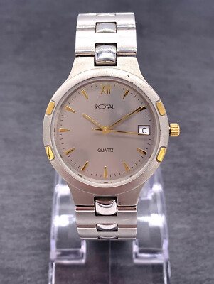 ROYAL Unisex Uhr, 3 ATM, Quarz, Datumsanzeige, neue Batterie, guter Zustand