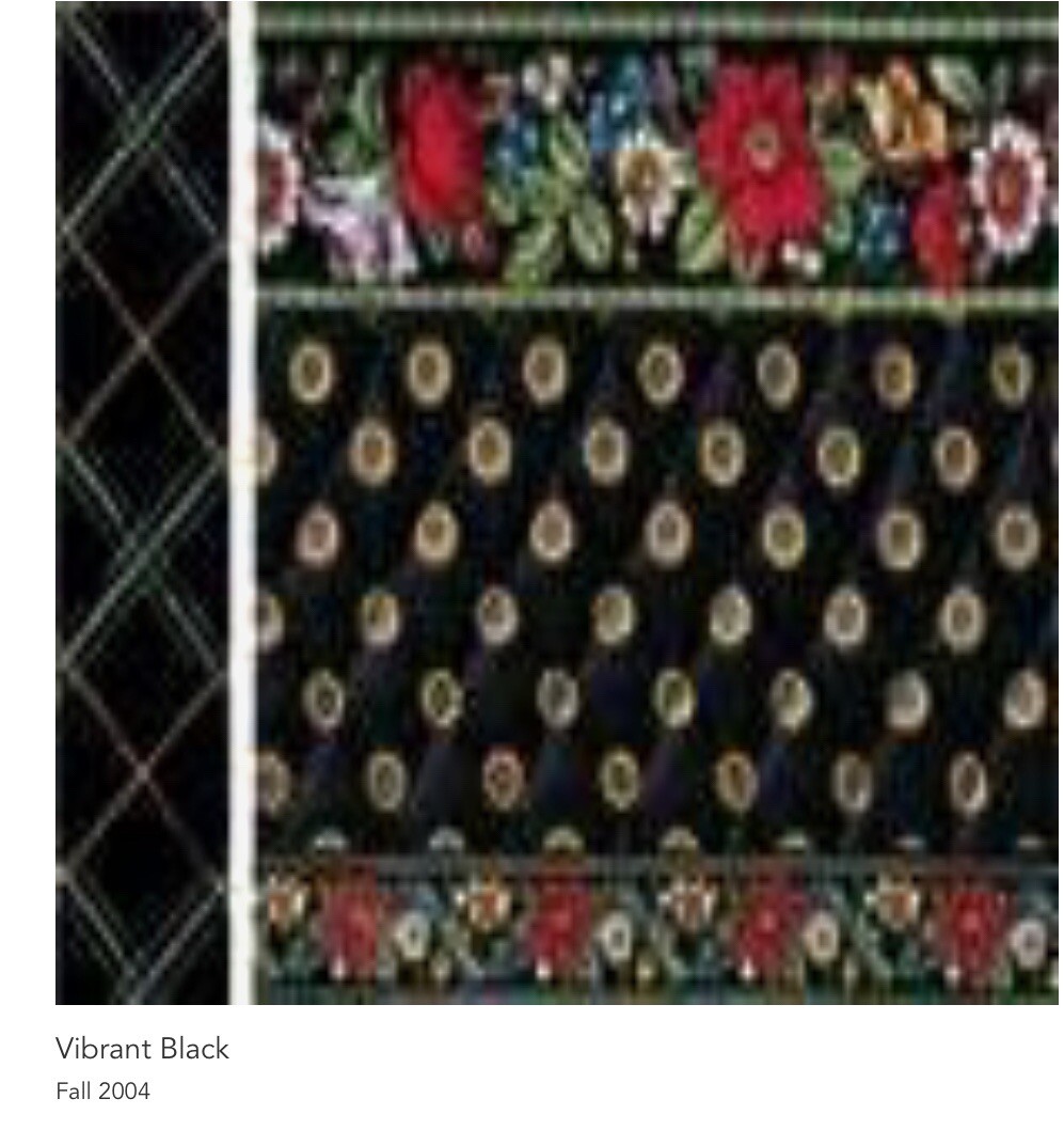 Vera Bradley Vibrant Black Pattern Small Shoulder Tote | eBay display picture 3