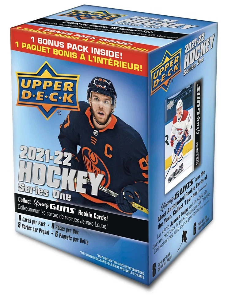 Upper Deck 2021-22 NHL Series One Hockey Mass Blaster