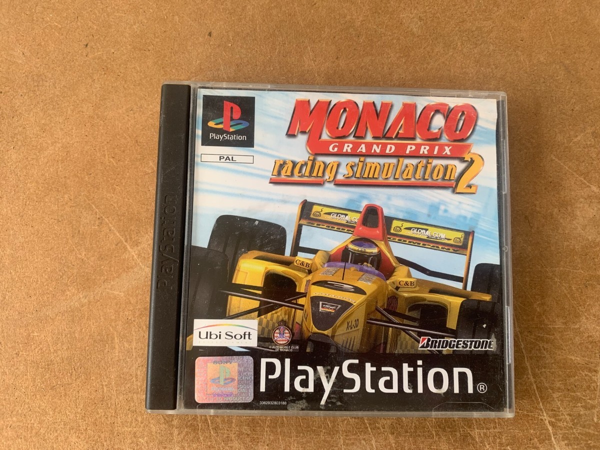 Jeu PlayStation 1 - Monaco GP Racing Simulation 2 - Version PAL, Complet Avec Manuel
