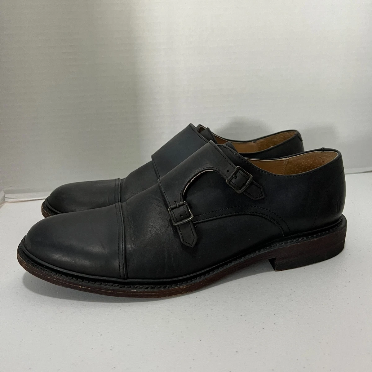 Frye double best sale monk