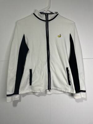 Bobby Jones Augusta National Masters Women s Medium Mock Neck Golf Jacket White
