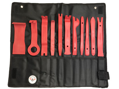 11 x Kunststoff Montagehebel Montierhebel Montagekeil f. Clips Türverkleidungen