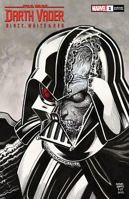 Star Wars Darth Vader Black White & Red #1 Art Adams Exclusive